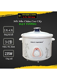 Nồi Nấu Chậm, Nồi Kho Cá Đa Năng, Hầm Gà Nguyên Con, Nồi Nấu Cháo Đạt Tường.