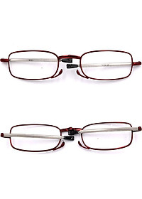 Kính gập 868 màu đỏ tròng lão 2.5 độ