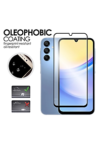 Kính cường lực 9D cho Samsung Galaxy A16 Full màn hình viền đen độ cứng 9h, chống vỡ, chống xước, dán màn hình cao cấp - Hàng chính hãng