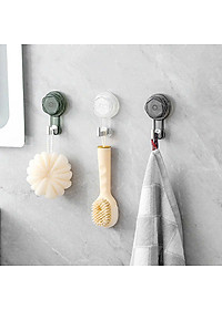 Móc Treo Hút Chân Không Bắc Âu Siêu Dính Chống Thấm Nước - Treo Chìa Khóa, Khăn Tắm, Vật Dụng MÀU NGẪU NHIÊN - HÀNG CHÍNH HÃNG MINIIN