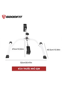 Xe Đạp Tập Thể Dục Mini Tháo Lắp Tại Nhà, Văn Phòng Chính Hãng GoodFit GF003MB