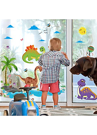 Decal Dán Tường Công Viên Khủng Long SK9125