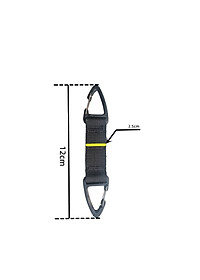 Khóa Khẩn Cấp Carabiner Mỏ Đại Bàng 2 đầu Khóa Móc,Chìa khóa Dây dù đan tay Ngoài Trời,móc Chìa Khóa Treo ba lô trekkin