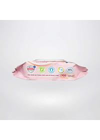 Combo Tiết Kiệm 3 Gói Khăn Ướt Bobby Care Hương Dịu Nhẹ 100 Tờ/Gói - Tặng 1 Gói Cùng Loại