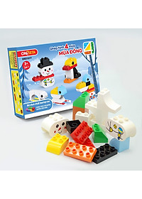 Đồ chơi Ghép Hình Duka 4 Mùa - Mùa Đông 24 Chi Tiết DK81077