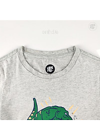 Áo thun bé trai BIGFOX - MISS MEOW size đại, áo cho bé chất cotton phong cách Âu Mỹ in Khủng Long 11 - 40 kg QATE 01