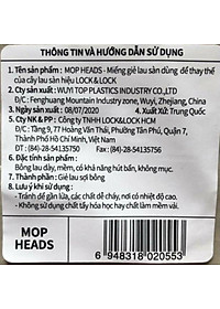 Bông Lau Thay Thế Cho Chổi Lau Nhà Cao Cấp ETM478, Mop Q2, Mop L003 (cam kết hàng chính hãng)