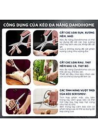 Kéo đa năng DandiHome thép cao cấp giữ độ bén tốt