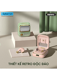 Tai nghe bluetooth True Wireless thiết kế retro Remax TWS-38 - Hàng chính hãng