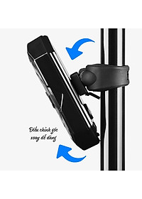 [TẶNG Dầu Tra Xích] Đèn xe đạp thể thao dododios siêu sáng có còi pin sạc usb led T6 chống nước - Hàng chính hãng