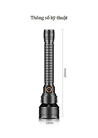Đèn pin siêu sáng Led P70 A18 ( VỎ HỢP KIM SIÊU CỨNG, CHỐNG NƯỚC, CHIP LED P70 SIÊU SÁNG ) - CHIẾU XA ĐẾN HÀNG TRĂM MÉT