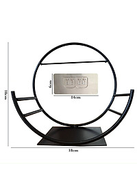 Kệ Treo Trang Trí Hình Bán Nguyệt Dán Tường Tiện Dụng ,Giá Treo Chậu Hoa Ban Công Phòng Khách- Phong Cách Hiện Đại- Chính Hãng MINIIN