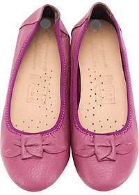 Giày Nữ Búp Bê Da Bò Huy Hoàng HT7911 - Tím