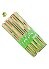 ĐŨA GỖ - DỤNG CỤ NHÀ BẾP - ĐŨA GỖ LÁT HOA - HÀNG VIỆT NAM CHẤT LƯỢNG CAO (01 BỘ 10 ĐÔI)