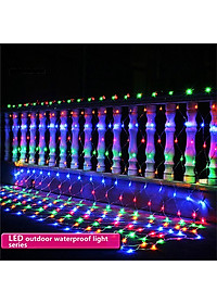 Lưới Đèn LED Chống Nước Trang Trí Ngoài Trời Cho Giánh Sinh, Tiệc, Lễ Tết - Nhiều Kích Cỡ
