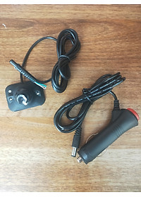 Trọn bộ MÀN HÌNH kèm Camera soi lề ô tô gắn gương cắm tẩu không đấu YOELBAER góc quay rộng không khoan