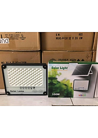 Đèn Năng Lượng Mặt Trời Solar Lamp 100W- Đèn Chống Lóa 100W | Sản phẩm sử dụng 100% năng lượng mặt trời, có điều khiển từ xa tiện lợi và thông minh