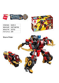 Đồ chơi xếp hình, lắp ráp Qman 3105 – Người băng sao hỏa (908 mảnh ghép)