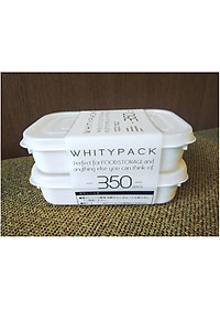 Combo hộp đựng thực phẩm Whity Pack 700ml + Set 02 hộp 350ml - nội địa Nhật Bản