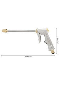 Vòi nước vòi phun nước rửa xe tưới cây tăng áp thông minh đầu đồng 206701-2 (bạc dài)