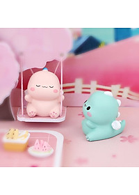 Mô Hình Trang Trí Taplo Ô Tô Xe Hơi Bàn Làm Việc Bàn Học Phòng Khách Khủng Long Mini Siêu Cute - Phụ Kiện Xe Hơi Ruffo
