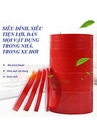 Băng keo dán cường lực, keo dán 2 mặt siêu dính dùng phụ kiện ô tô, vật dụng gia đình