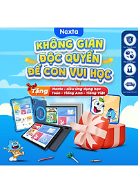 Máy tính bảng học tập thông minh Nexta Edutab Kid cho bé từ 5-8 tuổi - quản lý thời gian cho trẻ - 1 đổi 1 trong vòng 30 ngày, bảo hành 12 tháng