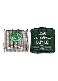 GHẾ - GIƯỜNG XẾP  DUY LỢI INOX CỠ ĐẠI (TẶNG 10 MÓC ÁO KÉP NHỰA CAO CẤP DUY LỢI)