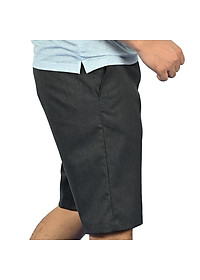 Quần tây short nam 0 ply màu rêu Regular fit NQSMMDMT3R2201180