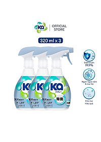Combo 3 Chai Xịt thơm vải chống mạt bụi KA(320ml/ Chai)