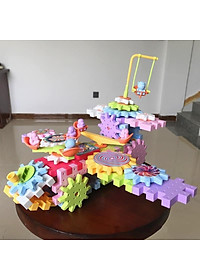 Đồ Chơi Xếp Hình Lắp Ráp 203 Chi Tiết Mô Hình Xoay Bánh Răng - Đồ Chơi Cho Bé Trai Bé Gái - Đồ Chơi Giáo Dục Thông Minh Cho Bé - Đồ Chơi Trẻ Em HT SYS