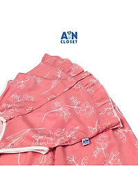 Bộ quần áo lửng bé gái họa tiết Hoa hồng sát nách lanh lụa - AICDBGUYHPGV - AIN Closet