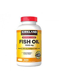 Omega 3 Mỹ Kirkland Signature Fish Oil 1000mg Hỗ trợ sức khỏe não bộ, hệ thần kinh, Tim mạch, Khớp, Bổ mắt, Làm đẹp da - OZ Slim Store