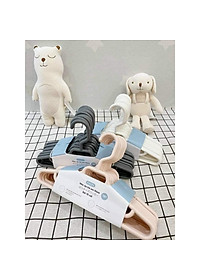 Set 10 chiếc móc áo mỏng trẻ em Hara 185 hàng cao cấp - giao màu ngẫu nhiên