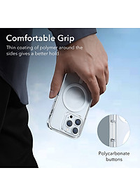 Ốp lưng chống sốc trong suốt hỗ trợ sạc Maqsafe cho iPhone 14 Pro Max (6.7 inch) hiệu Memumi Maqsafe Magetic Case siêu mỏng 1.5mm, độ trong tuyệt đối, chống trầy xước, chống ố vàng, tản nhiệt tốt - hàng nhập khẩu