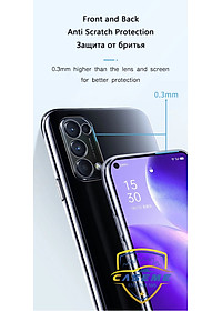 Ốp lưng dành cho OPPO Reno5 silicon TPU dẻo trong suốt dày dặn chống sốc, chống xước cao cấp - Hàng chính hãng 