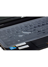 Miếng phủ bàn phím chống bụi, chống nước cho laptop bằng silicon, tấm phủ bàn phím laptop 15-17 inch