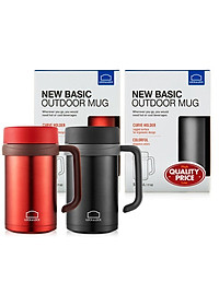 Bình Giữ Nhiệt Lock&Lock New Basic Table màu đen LHC4026B 500ml - Hàng chính hãng, nắp bình 3 lớp tiện lợi - JoyMall