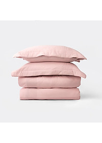 Bộ ga chun chần EVERON Micro Bamboo họa tiết trơn MB2301-04 hiện đại, sang trọng nhiều kích thước (HÀNG CHÍNH HÃNG)