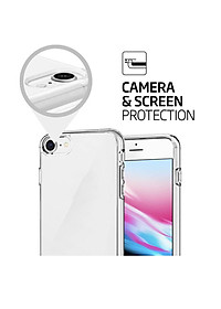 Ốp lưng dẻo silicon cho iPhone SE 2020 / iPhone 7 / iPhone 8 hiệu HOTCASE Ultra Thin (siêu mỏng 0.6mm, chống trầy, chống bụi) - Hàng nhập khẩu