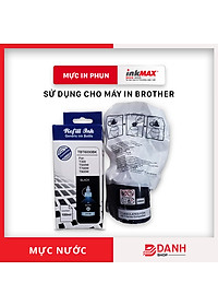 Bộ 4 màu - Mực nước inkMAX / Mực màu inkMAX dùng cho máy in phun Brother T300, T310,T500, T510W, T700, T710W, T810W, T910W, T4000, T4500DW