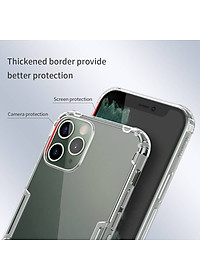 Ốp lưng silicon dẻo trong suốt cho iPhone 13 Pro hiệu Nillkin mỏng 0.6mm - hàng chính hãng