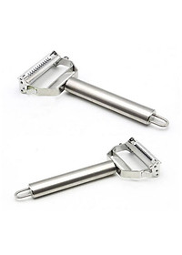 Nạo sợi rau củ cầm tay 3 trong 1 bằng inox 304, Dao nạo rau củ, gọt hoa quả  đa năng - Chính hãng MINIIN 
