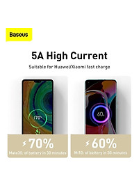 Cáp sạc siêu nhanh 100W truyền dữ liệu Baseus Cafule Series Metal Data Cable Type-C to Type-C (100W) - Hàng Chính Hãng