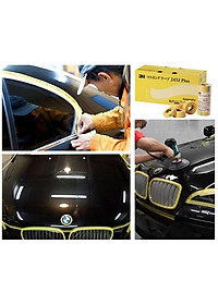 Băng keo giấy 3M 243J che sơn Masking Tape 10mmx18m và 20mmx18m