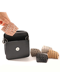 Băng đô nhựa dẻo gấp gọn bỏ túi, bờm cài tóc co giãn tiện lợi - tiemcuaxu