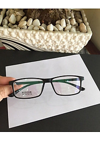 Kính Mắt Chống Ánh Sáng Xanh Mắt Vuông Gọng Nhựa Dẻo Hàn Quốc