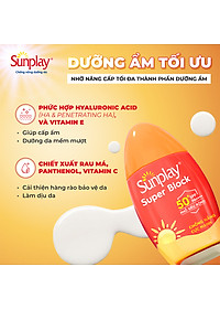 Kem chống nắng Sunplay cực mạnh dạng sữa Sunplay Super Block SPF 81, PA++++ 30g