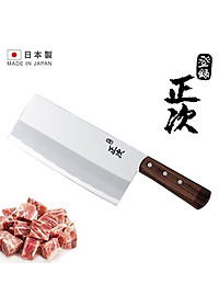 Dao chặt cao cấp Sumikama 195mm bản rộng chuyên chặt/thái sắc bén - Hàng nội địa Nhật Bản