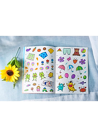 Sách - 300 miếng bóc dán sticker thông minh cho bé 3-12 tuổi (Đinh Tị)